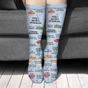 Top Market, Christmas, Humorous, Gift For Yourself, Gift For Women, Icon - Sassy Girl Daily Affirmation Gift For Her, Bestie, Colleagues - Personalized Socks