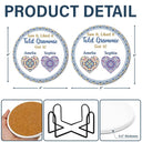 Happy,Gift For Grandma,Gift For Mother,Gift For Wife - Saw It Liked It Told Grandma Got It Nana Nanny - Personalized Ceramic Coaster