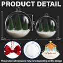 Family,Pet Lovers,Pet Mom,Pet Dad,Pet Couple,Dog Lovers,Dog Couple,Dog Mom,Dog Dad,Cat Lovers,Cat Mom,Cat Dad,Cat Couple,Happy,Single Mom,Single Dad,Gift For Grandpa,Gift For Grandma,Gift For Grandkids,Christmas - Sea Glass Family The Greatest Gift For All - Personalized 3D Acrylic Ball Ornament