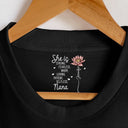 Gift For Mother,Gift For Grandma,Gift For Women,Happy - She Is Mom - Personalized T Shirt