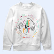 Gift For Mother, Love - She Is Mom Strong Chosen Beautiful Capable Victorious - Personalized T Shirt