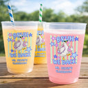 Teacher,Humorous,Back To School,Custom Text - Silly Goose Bruh We Back To School - Personalized Frosted Cups