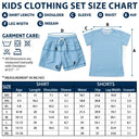 Adorable,Back To School,Gift For Kids,Vector - Kid Name With Paper & Pencil Design - Personalized Kids Clothing Set