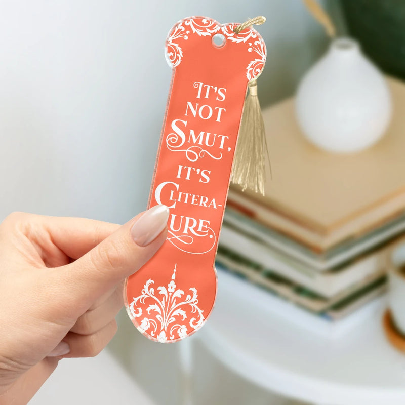 Reading,Gift For Yourself,Funny - Smut Reading Lovers Funny Bookish Keepsake - Personalized Acrylic Bookmark