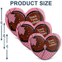 Gift For Husband,Gift For Boyfriend,Gift For Couples,Funny - Snack Time Husband Hot Wife Spicy Couple - Personalized Heart Shaped Pillow