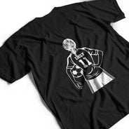 Gift For Father,Sport Dad,Happy,Vector - Soccer Dad Mom Kids Backside - Personalized T Shirt