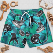 Gift For Kids, Summer, Football (Soccer), Confident, Summer Soccer Games, Custom Text - Soccer Football Baseball Basketball Son Daughter, Sport Lovers - Personalized Kids Clothing Set