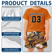 Gift For Kids, Summer, Football (Soccer), Confident, Summer Soccer Games, Custom Text - Soccer Football Baseball Basketball Son Daughter, Sport Lovers - Personalized Kids Clothing Set