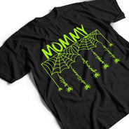 Adorable,Gift For Grandma,Halloween,Custom Text - Spooky Grandma Grandkids' Names - Personalized T Shirt
