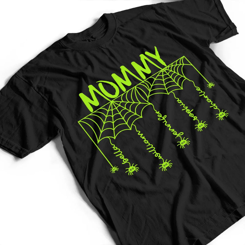 Adorable,Gift For Grandma,Halloween,Custom Text - Spooky Grandma Grandkids' Names - Personalized T Shirt