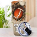 Gift For Yourself, Baseball, Happy, Gift For Kids - Sport Gifts - Personalized 40oz Tumbler With Straw