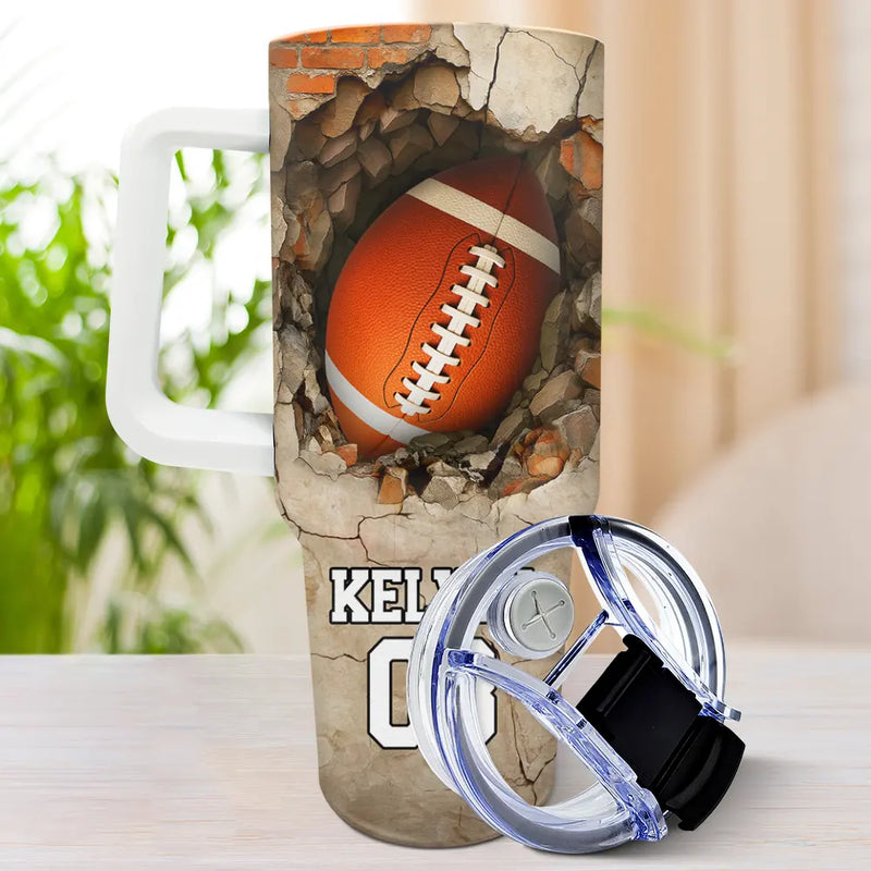 Gift For Yourself, Baseball, Happy, Gift For Kids - Sport Gifts - Personalized 40oz Tumbler With Straw