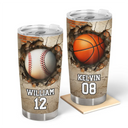 Gift For Yourself, Baseball, Happy, Gift For Kids - Sport Gifts - Personalized Tumbler