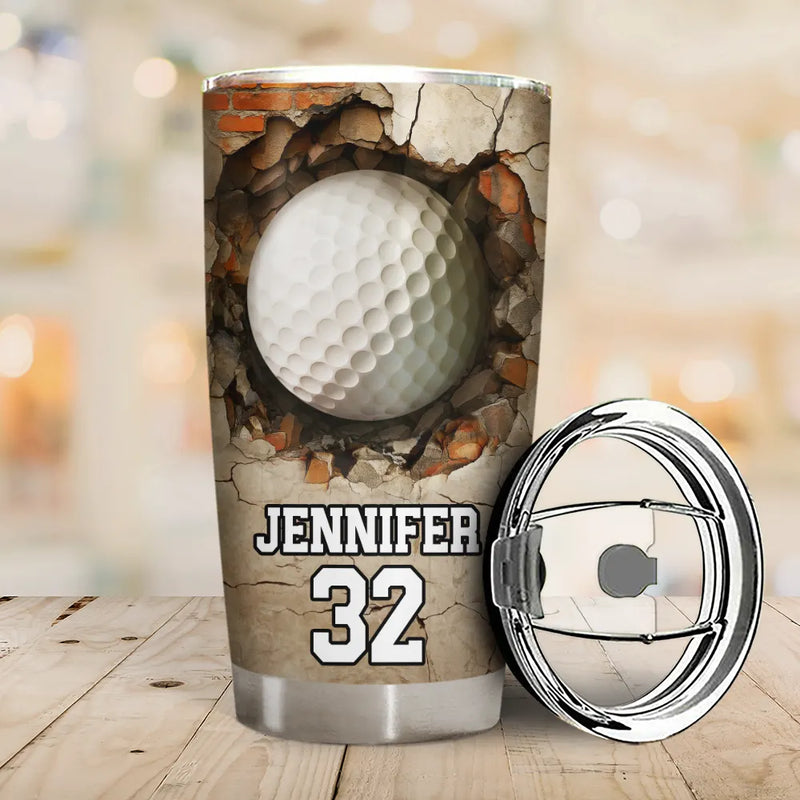 Gift For Yourself, Baseball, Happy, Gift For Kids - Sport Gifts - Personalized Tumbler