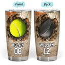 Gift For Yourself, Baseball, Happy, Gift For Kids - Sport Gifts - Personalized Tumbler