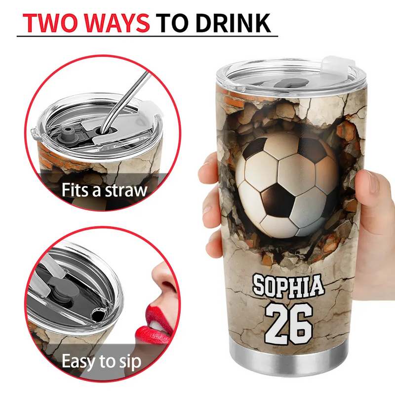 Gift For Yourself, Baseball, Happy, Gift For Kids - Sport Gifts - Personalized Tumbler