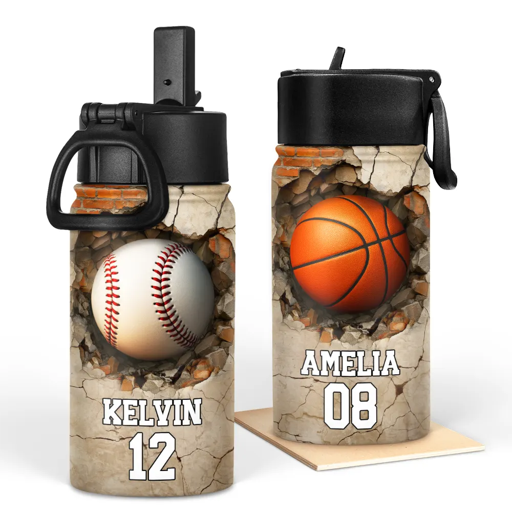 Sport Gifts For Kid - Personalized Kids Water Bottle