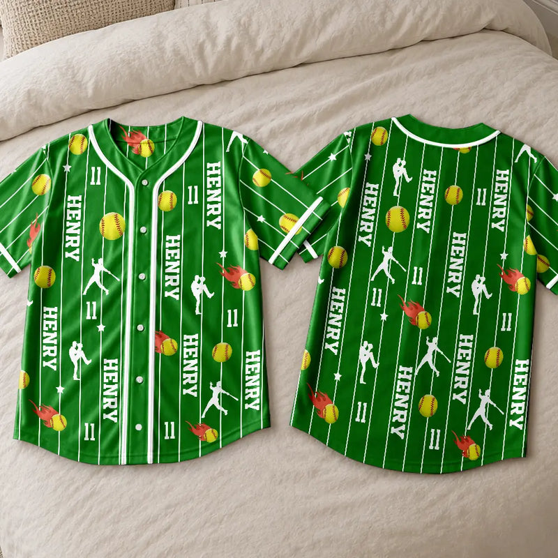 Top Market,Baseball,Playful,Gift For Yourself,Icon - Sports Lovers Number And Name - Personalized Baseball Jersey Shirt