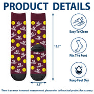 Football (Soccer), Gift For Yourself, Confident, Icon - Sports Pattern Soccer Baseball Volleyball Basketball - Personalized Crew Socks