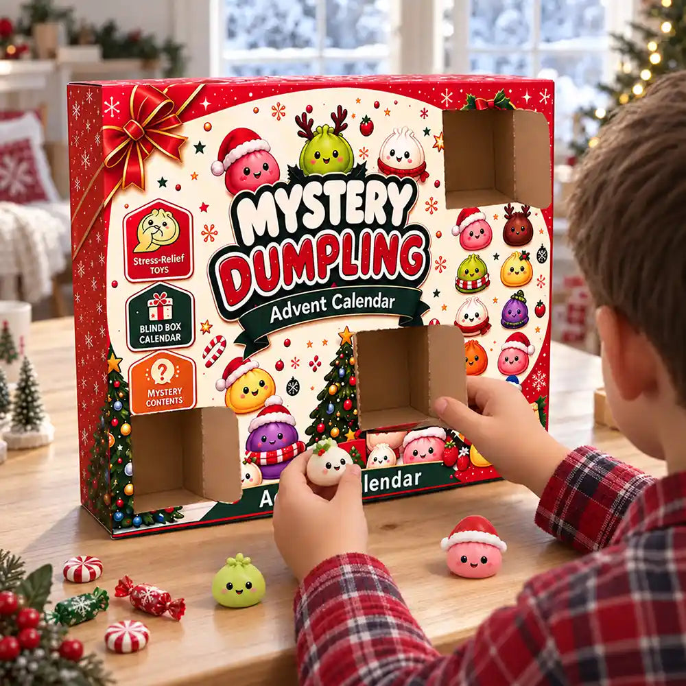 Adorable,Christmas,Gift For Kids,No Custom - Squishy Dumpling Gift For Kids - Personalized Christmas Countdown