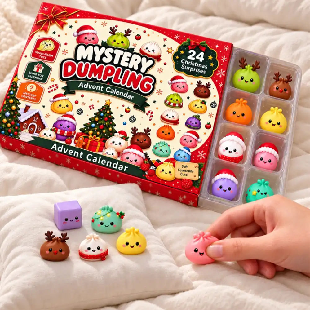 Adorable,Christmas,Gift For Kids,No Custom - Squishy Dumpling Gift For Kids - Personalized Christmas Countdown