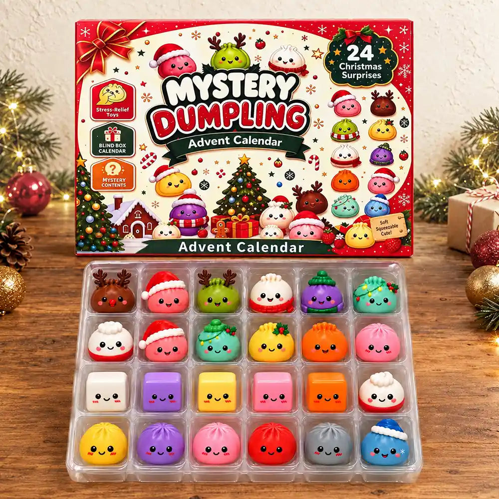 Adorable,Christmas,Gift For Kids,No Custom - Squishy Dumpling Gift For Kids - Personalized Christmas Countdown