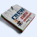 America 250th,Family,Gift For Father,Gift For Mother,Gift For Husband,Gift For Wife,Happy,Independence Day,Gift For Yourself - Stars And Stripes 4th Of July Crew 250 Anniversary - Personalized T Shirt