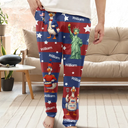 Gift For Yourself,Family,Happy,Independence Day - Stars And Stripes America Silly Goose - Personalized Pajama Pants