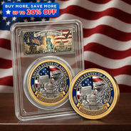 America 250th,Independence Day,No Custom,Gift For Yourself,Proud - Stars And Stripes Eagle America 250th Anniversary - Commemorative Keepsake Coin