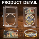 America 250th,Independence Day,No Custom,Gift For Yourself,Proud - Stars And Stripes Eagle America 250th Anniversary - Commemorative Keepsake Coin