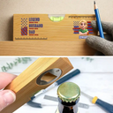 Gift For Father,Gift For Grandpa,Independence Day,America 250th,Gift For Men,Happy - Stars And Stripes Legend Husband Daddy Grandpa - Personalized Bottle Opener Wood Level