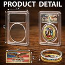 America 250th,Independence Day,No Custom,Gift For Yourself,Proud - Stars And Stripes Liberty Bell 250 Years Of America - Commemorative Keepsake Coin