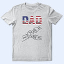 Independence Day, America 250th, Gift For Father, Dad - Children - Stars & Stripes Dad The Man The Myth The Legend - Personalized T Shirt