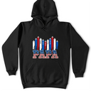 Independence Day,America 250th,Gift For Grandpa,Gift For Father,Icon - Stars & Stripes Grandma Grandpa 250th Anniversary - Personalized T Shirt