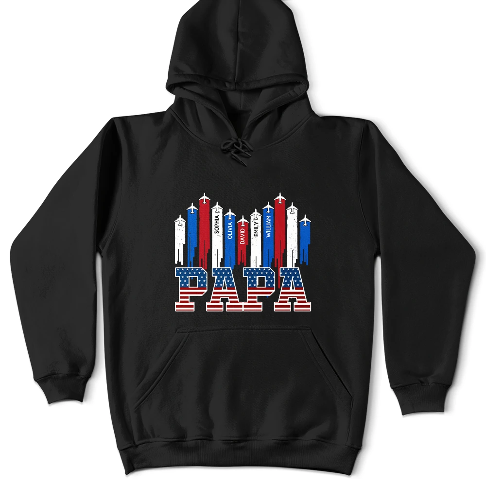 Independence Day,America 250th,Gift For Grandpa,Gift For Father,Icon - Stars & Stripes Grandma Grandpa 250th Anniversary - Personalized T Shirt