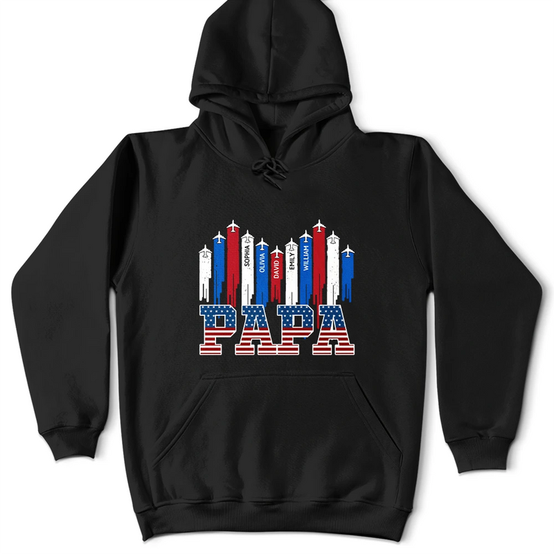 Independence Day,America 250th,Gift For Grandpa,Gift For Father,Icon - Stars & Stripes Grandma Grandpa 250th Anniversary - Personalized T Shirt
