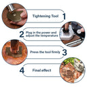 Family, Happy - Stars & Stripes USA 250 Years of Freedom - Personalized Grilling Branding Stamp