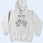 Gift For Couples,Gift For Husband,Gift For Wife,Gift For Boyfriend,Gift For Girlfriend,LGBT,Gift For Women,Gift For Men,Dog Lovers,Pet Lovers,Cat Lovers,Dog Couple,Cat Couple,Pet Couple,Love,Stick Figure - Stick Figures You Me And The Dog Cat - Personalized T Shirt