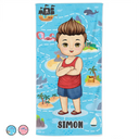 Gift For Kids, Beach, Happy - Summer Beach Vacation Holiday Vibe Maze Labyrinth - Personalized Beach Towel