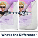 Pet Lovers,Happy - Sweet Dream This Is Our Cuddle 3D Girl And Dog Cat - Personalized Fleece Blanket, Sherpa Blanket