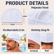 Christmas,Gift For Couples,Gift For Him,Gift For Husband,Humorous,Swimming,Vector - Swimmer, Birthday Gag Gift For Husband, Boyfriend, Him - Personalized Realistic Funny Bald Head Swim Cap
