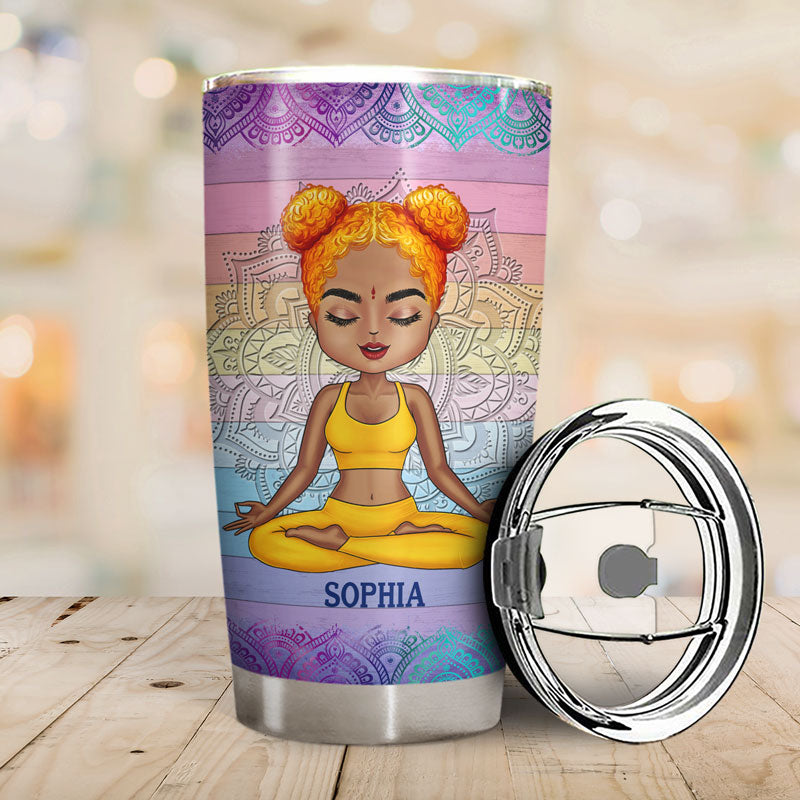 I'm Not Sugar And Spice And Everything Nice I'm Sage And Hood Meditation - Gift For Yoga Lovers - Personalized Custom Tumbler