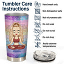 I'm Not Sugar And Spice And Everything Nice I'm Sage And Hood Meditation - Gift For Yoga Lovers - Personalized Custom Tumbler