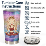 I'm Not Sugar And Spice And Everything Nice I'm Sage And Hood Meditation - Gift For Yoga Lovers - Personalized Custom Tumbler