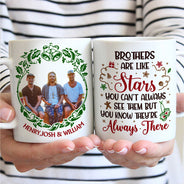 Custom Photo The Greatest Gift Was Each Other - Christmas Gift For Family And Friends - Personalized Custom Mug