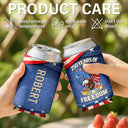 Gift For Yourself,Happy,America 250th,Independence Day - America 250 Years Of Freedom Embroidery Effect Prints - Personalized Can Cooler Sleeve