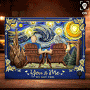 Gift For Couples,Love,Vector - Couple You And Me We Got This Starlit Night - Personalized DIY Book Nook Kit
