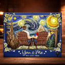 Gift For Couples,Love,Vector - Couple You And Me We Got This Starlit Night - Personalized DIY Book Nook Kit