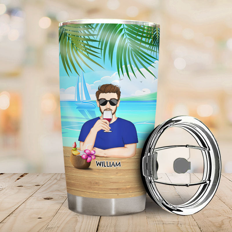 Might Be Water Might Be - Personalized Custom Tumbler