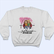 Couple Just Married Years Ago - Gift For Couples - Personalized T Shirt